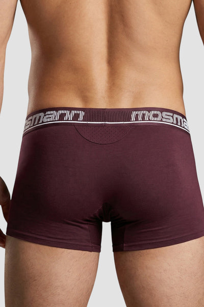3-pack Bamboo Trunks - Apollo - Burgundy - image 4