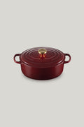Signature Cast Iron Oval Casserole 29cm - Garnet - image 1