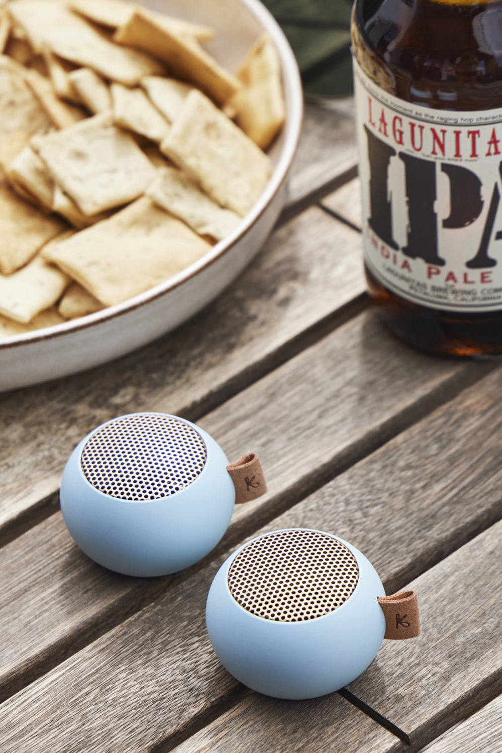Ago Mini Bluetooth Speaker - Cloudy Blue - Blue - image 4