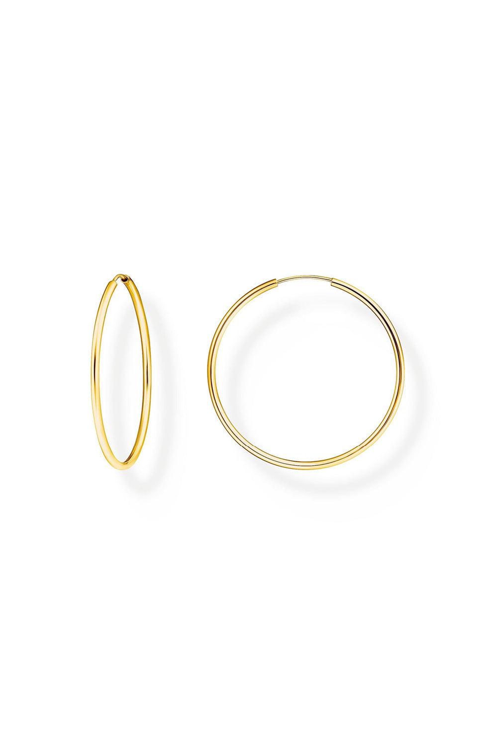 Essential Medium Hoop Earrings In Gold - Gold - image 1