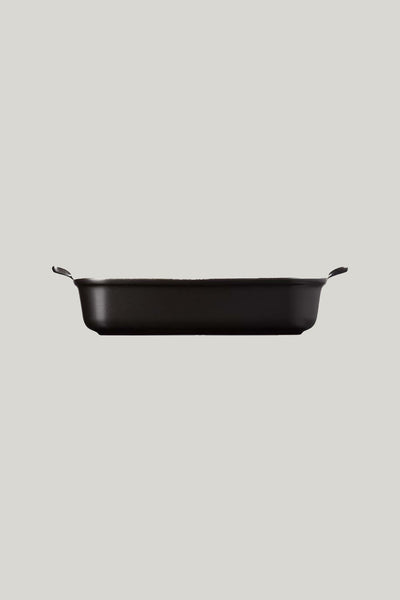 Stoneware Heritage Rectangular Dish 32cm - Matte Black - image 2